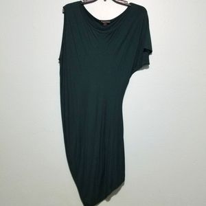 Asymmetrical mini dress